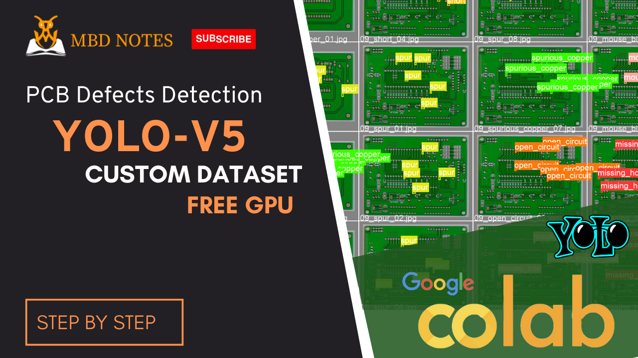 You are currently viewing How to train Yolov5 on Custom Dataset | PCB Defects Detection